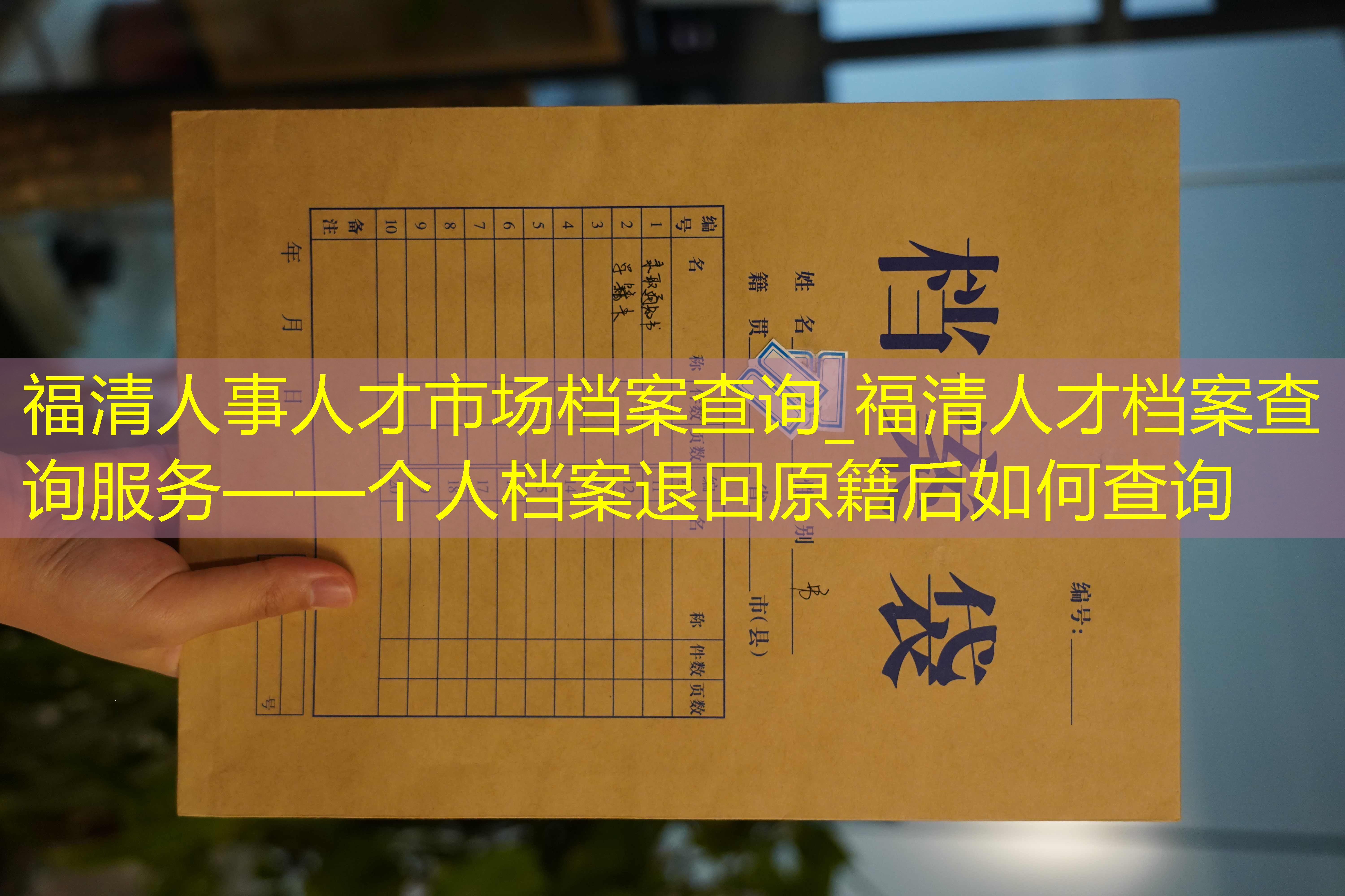 档案查询