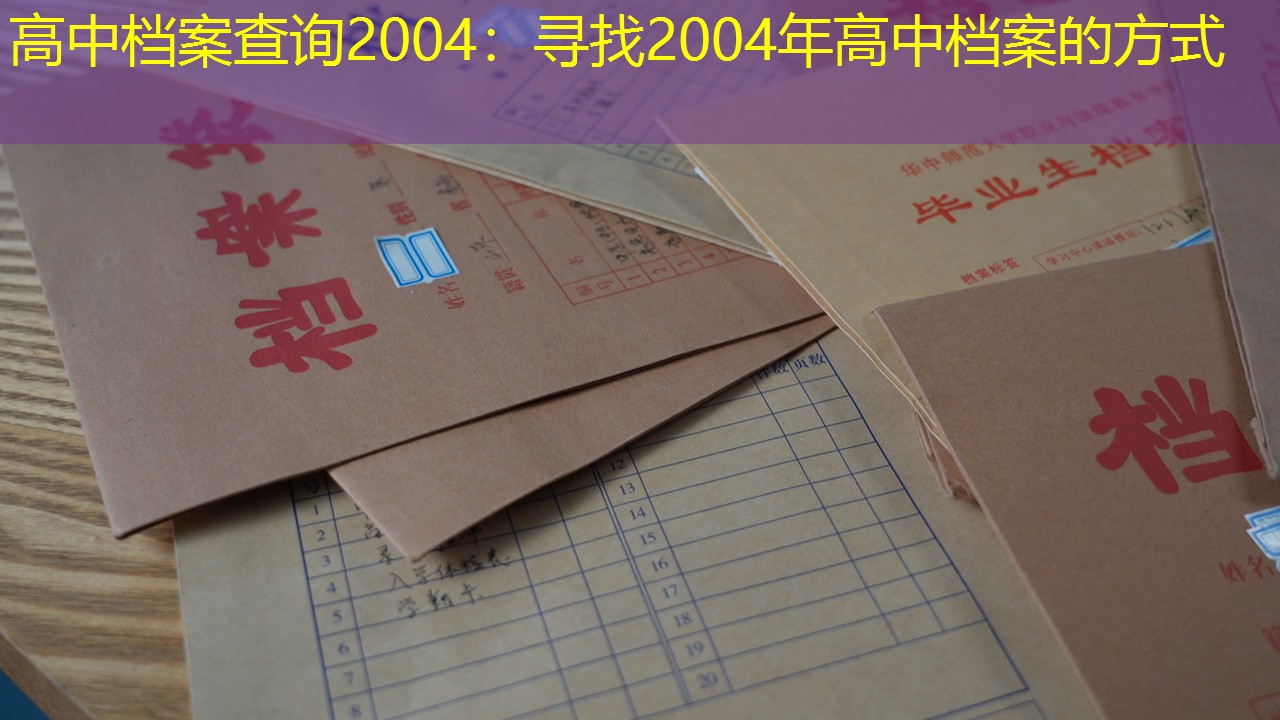 档案查询