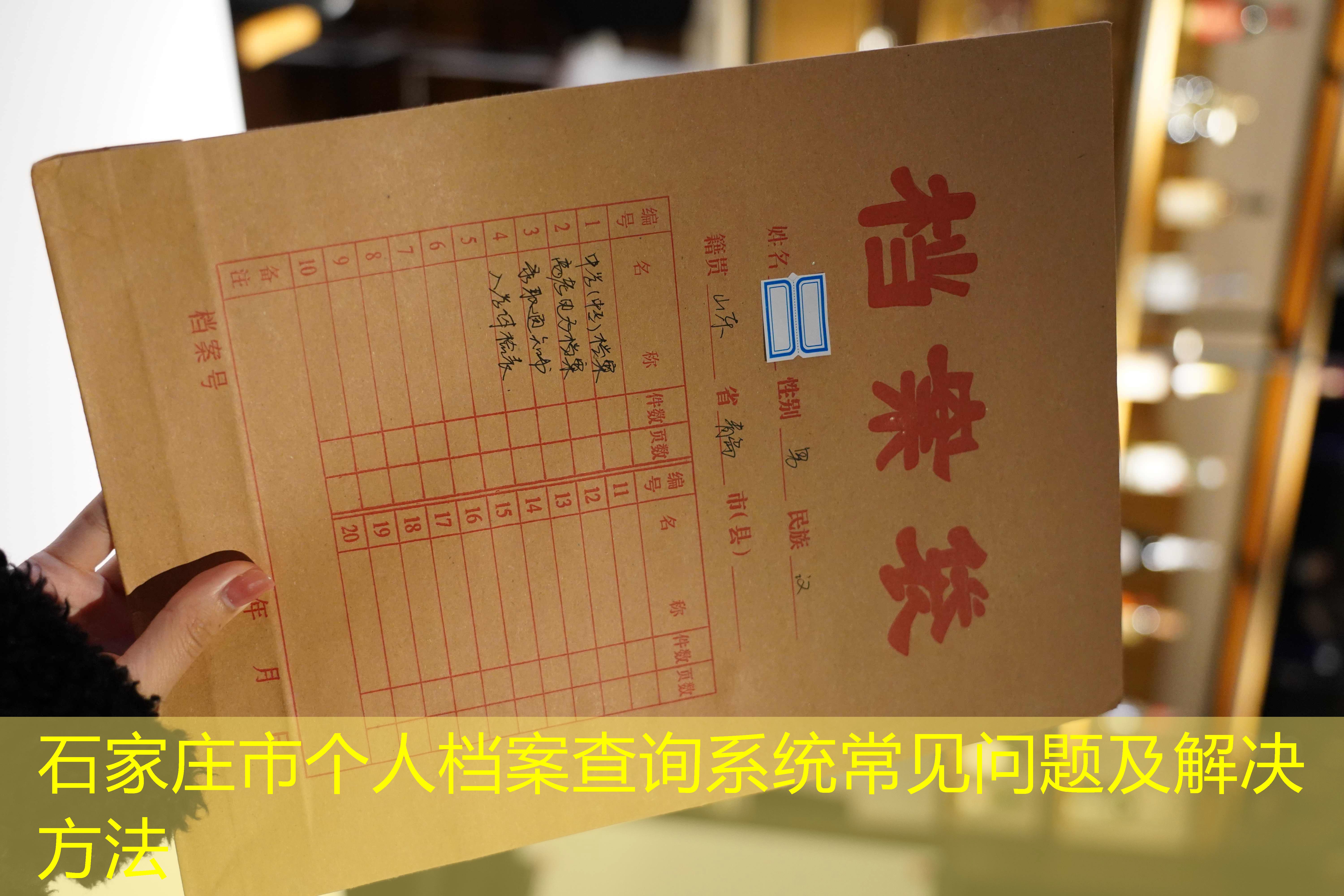 档案查询