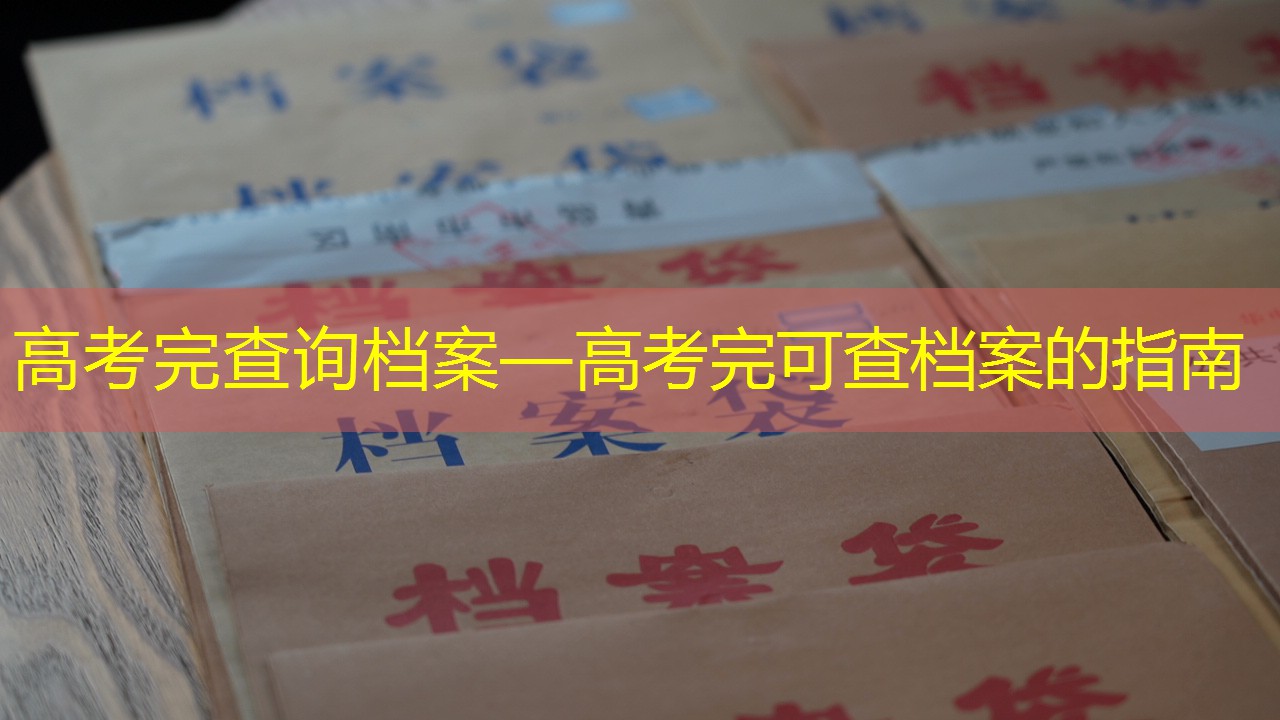 档案查询