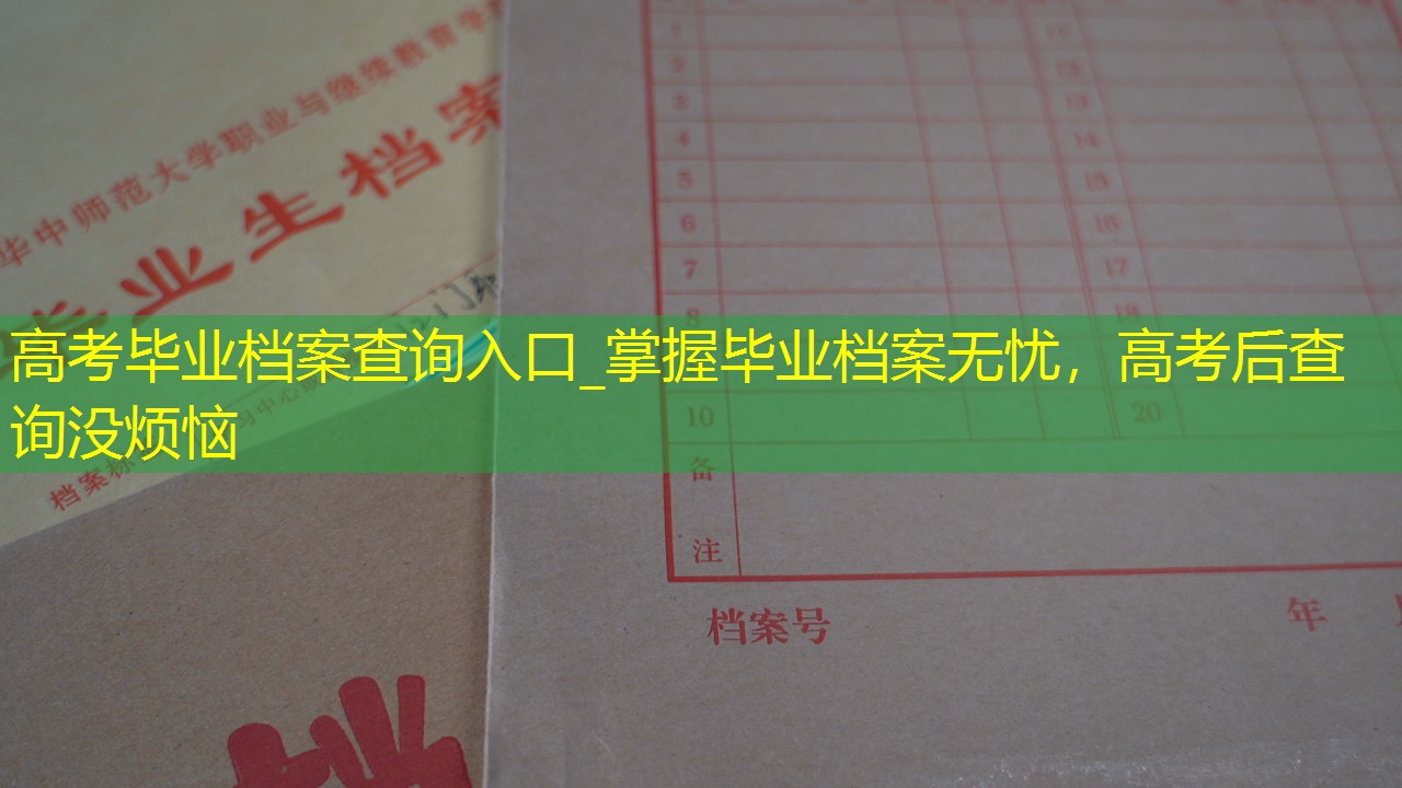 档案查询