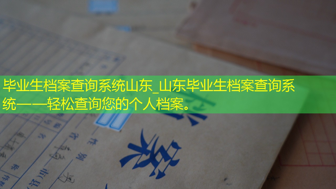 档案查询