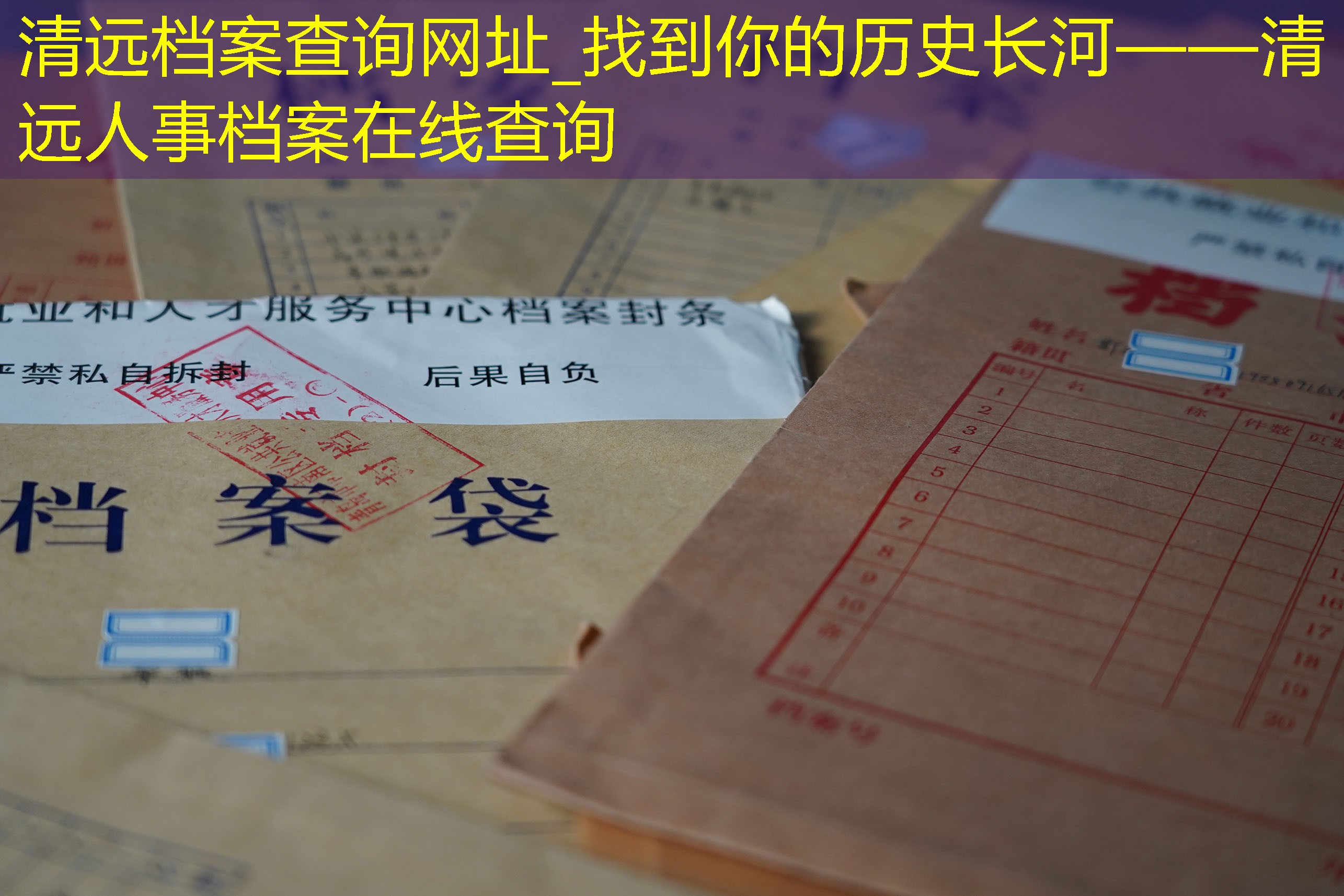 档案查询